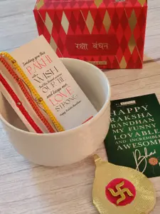 EL REGALO Bracelet Rakhi Combo for Bhaiya With Roli Chawal Shagun and Greeting Card