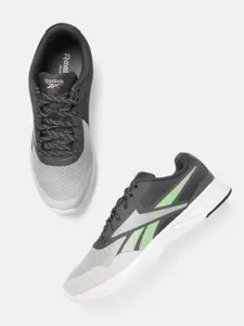 Reebok Men Grey Woven Design Smart Trek Running Shoes