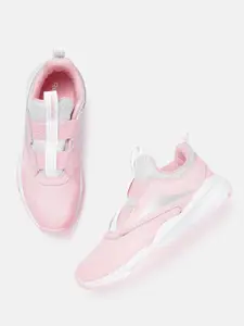 Reebok Girls Pink Woven Design XT Sprinter Slip Running Shoes