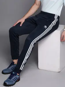 ADIDAS Originals Men Navy Blue SST P Solid Slim Fit Joggers