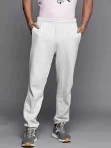 ADIDAS Originals Men Grey Pure Cotton Solid Side Striped Detail Track Pants