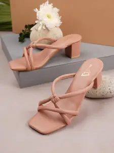 EVERLY Women Pink Block Heels