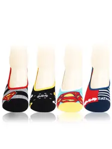 Bonjour Men Pack Of 4 Assorted Shoe Liner Loafer Socks