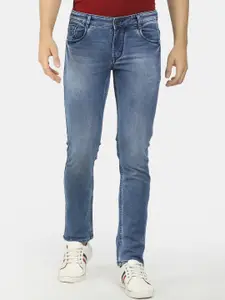 V-Mart Men Blue Slim Fit Heavy Fade Jeans