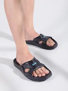 Liberty Men Navy Blue Rubber Slip-On