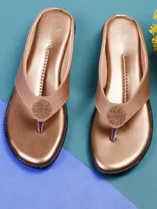 XE Looks Women Beige Embellished Flats