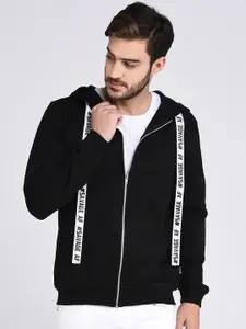 Rigo Men Printed Fleece Pullover Casual Hooded Sweatshirt