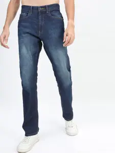 HIGHLANDER Men Blue Straight Fit Light Fade Jeans