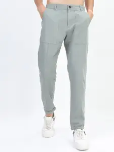 HIGHLANDER Men Grey Chinos Trousers