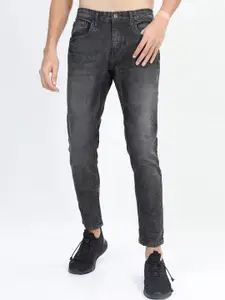 KETCH Men Grey Skinny Fit Heavy Fade Stretchable Jeans