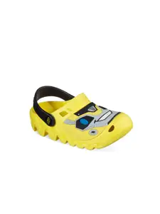 Skechers Boys Yellow & Black Clogs Sandals