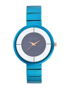 FLUID Women Blue Printed Dial & Blue Straps Analogue Watch