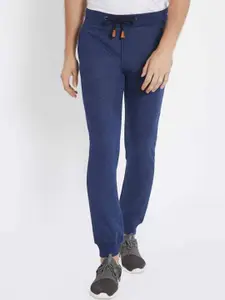 Status Quo Men Blue Solid Joggers