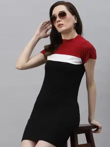 Rigo Black & White Striped T-shirt Dress