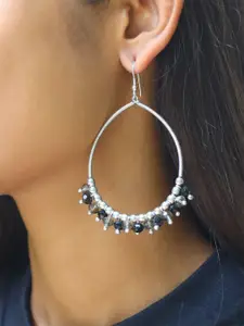 Ayesha Oversized Oval Hook Drop Earrings