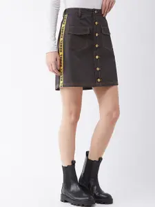 Miss Chase Women Green Mini Skirt