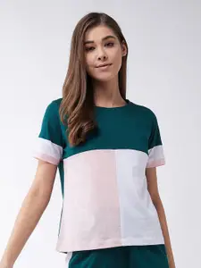 Miss Chase Women Colourblocked T-shirt