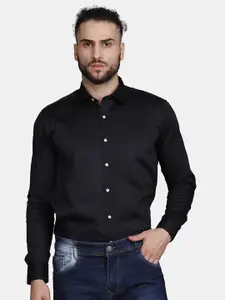 JJAAGG T Men Black Classic Casual Shirt
