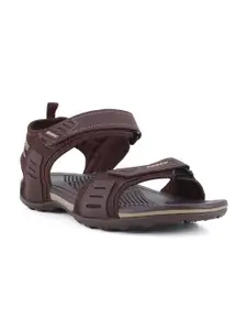 Sparx Men Tan & Brown Solid Sports Sandals