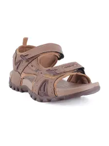 Sparx Men Camel Brown Solid Sports Sandals