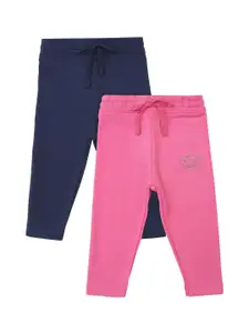 Bodycare Kids Girls Pack of 2 Assorted Cotton Lounge Pants