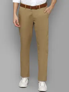 Allen Solly Men Khaki Solid Slim Fit Formal Trouser