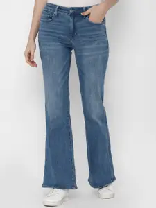 AMERICAN EAGLE OUTFITTERS Women Blue Flared Light Fade Jeans