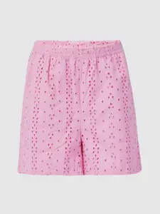 KIDS ONLY Girls Pink Conversational Printed Shorts