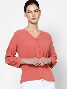 ONLY Women Pink Casual Shirt
