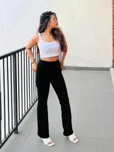 ONLY Black Bootcut High-Rise Jeans
