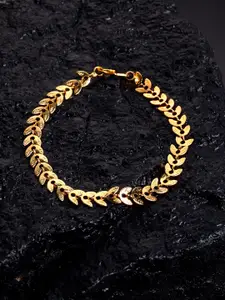 PANASH Women Gold-Plated Handcrafted Wraparound Bracelet