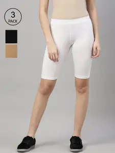 Kryptic Women Pack of 3 Sports Shorts