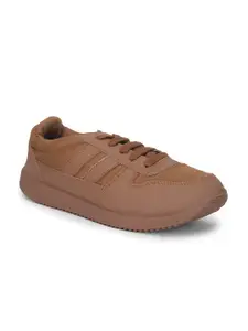 Liberty Men Brown Running Non-Marking Shoes