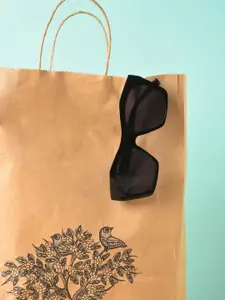 HAUTE SAUCE by  Campus Sutra HAUTE SAUCE by Campus Sutra Women Black Lens & Black Butterfly Sunglasses with UV Protected Lens