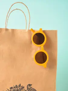 HAUTE SAUCE by  Campus Sutra HAUTE SAUCE by Campus Sutra Women Orange Lens Sunglasses with UV Protected Lens