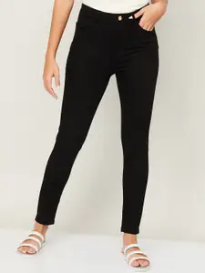 Fame Forever by Lifestyle Women Black Mid Rise Cropped Stretchable Jeans