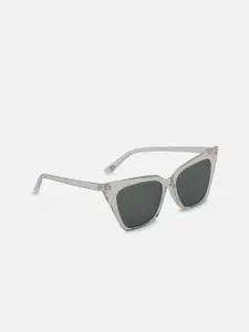 FOREVER 21 Women Black & Grey Lens & Other Sunglasses 59866701