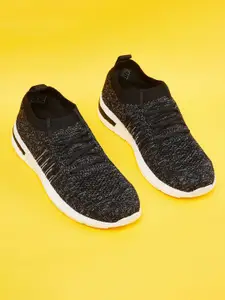 max Women Black Running Non-Marking Shoes
