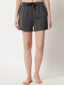 FFLIRTYGO Women Charcoal Shorts