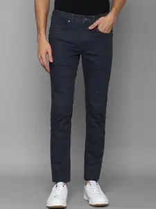 Louis Philippe Jeans Men Navy Blue Slim Fit Low-Rise Jeans
