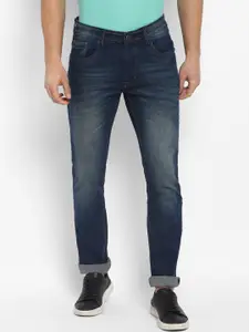 Red Chief Men Blue Mildly Distressed Heavy Fade Jeans