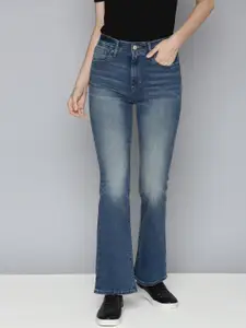 Levis Women Blue Bootcut High-Rise Light Fade Stretchable Jeans