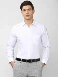 Van Heusen Men White Pure Cotton Formal Shirt