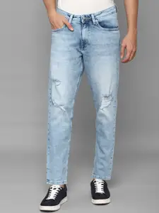 Allen Solly Sport Men Blue Skinny Fit Mildly Distressed Heavy Fade Jeans