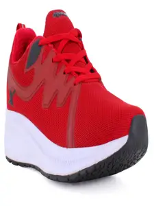 Sparx Men Red Mesh Running Non-Marking Shoes