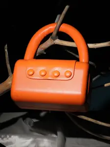 HAUTE SAUCE by  Campus Sutra HAUTE SAUCE by Campus Sutra Women Orange PU Structured Handbag
