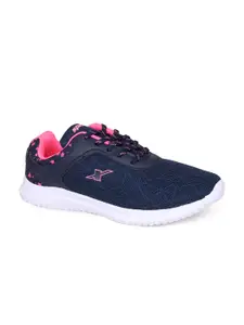 Sparx Women Navy Blue Mesh Running Non-Marking Shoes