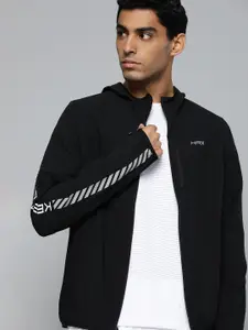 HRX by Hrithik Roshan Men Black Solid Rapid-Dry Running Sporty Jacket
