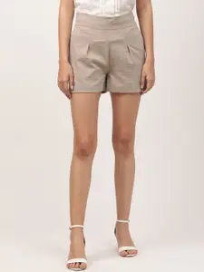 CENTRESTAGE Women Beige Shorts