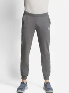 Wildcraft Men Grey Solid Regular Fit Cotton Track Pants